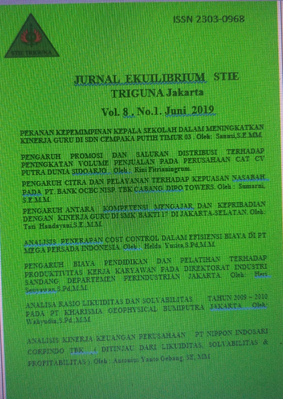 Vol. 8 . No.1. Juni  2019